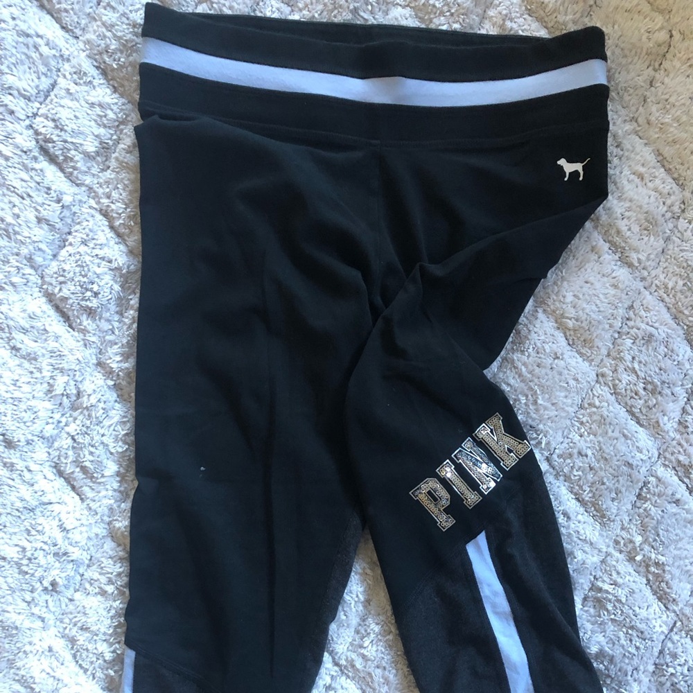 Pink Crop Yoga Victoria Secret